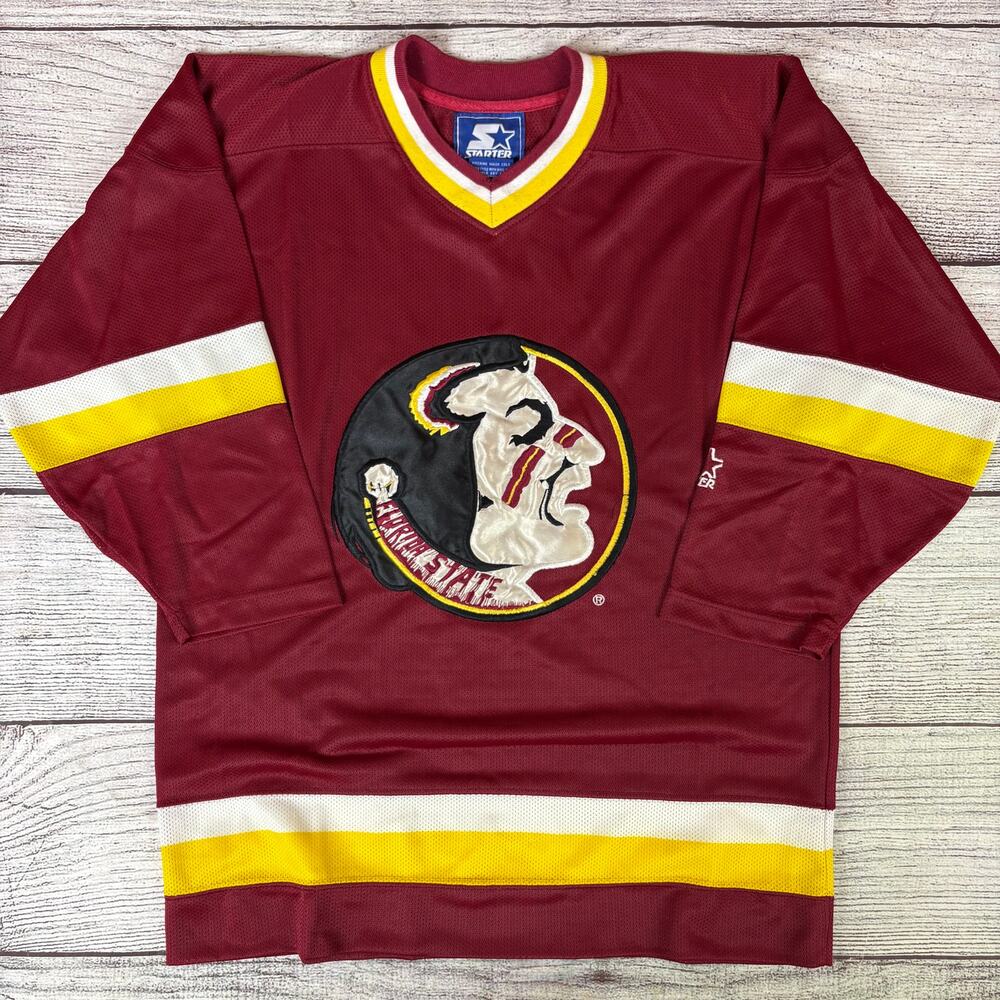 Vintage 1990s Florida State Seminoles Starter Hockey Jersey